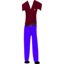 download Man Clothes clipart image with 225 hue color