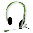 download Headphones clipart image with 225 hue color