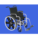 download Wheelchair clipart image with 225 hue color