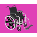 download Wheelchair clipart image with 315 hue color