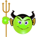 download Devil Smiley Emoticon clipart image with 45 hue color