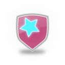 download Blue Shield Star Icon clipart image with 135 hue color
