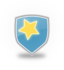 Blue Shield Star Icon