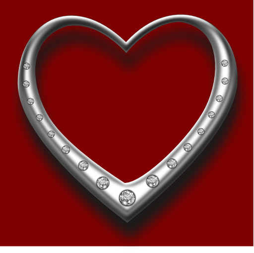 Heart With Diamonds