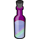 download Bottle Of Colored Sand clipart image with 180 hue color