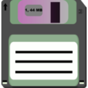download Floppy Diskette clipart image with 90 hue color