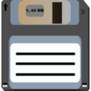 download Floppy Diskette clipart image with 180 hue color