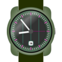 download Analog Wrist Watch clipart image with 315 hue color