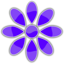 download Flower clipart image with 45 hue color