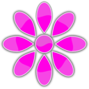 download Flower clipart image with 90 hue color