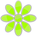 download Flower clipart image with 225 hue color