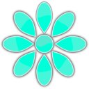 download Flower clipart image with 315 hue color