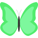 download Butterfly1 clipart image with 90 hue color