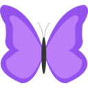 download Butterfly1 clipart image with 225 hue color