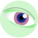 download Eye Tutorial clipart image with 90 hue color