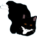 download Feline clipart image with 315 hue color