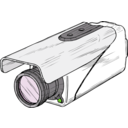 download Surveillance Camera clipart image with 90 hue color