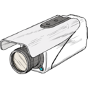 download Surveillance Camera clipart image with 180 hue color