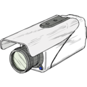 download Surveillance Camera clipart image with 225 hue color