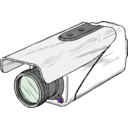 download Surveillance Camera clipart image with 270 hue color