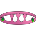 download Bejeweled Crown clipart image with 270 hue color