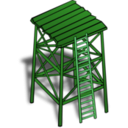 download Rpg Map Symbols Watchtower clipart image with 90 hue color