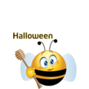 download Bee Smiley Emoticon clipart image with 0 hue color