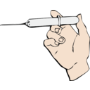 Hand And Syringe