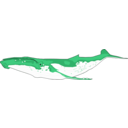 download Humpback Whale clipart image with 315 hue color