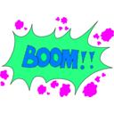 download Boom clipart image with 90 hue color