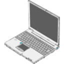 download Laptop clipart image with 180 hue color