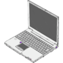 download Laptop clipart image with 270 hue color