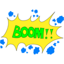 download Boom clipart image with 0 hue color