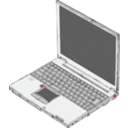 download Laptop clipart image with 0 hue color