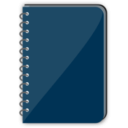 download Spiral Bound Book clipart image with 180 hue color