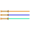 download Lightsaber Single clipart image with 45 hue color