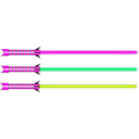 download Lightsaber Single clipart image with 315 hue color