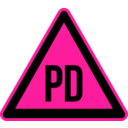 download Pd Issue Warning 2 clipart image with 270 hue color
