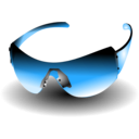 download Sunglasses Orange clipart image with 180 hue color