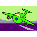 download Bigplane clipart image with 225 hue color