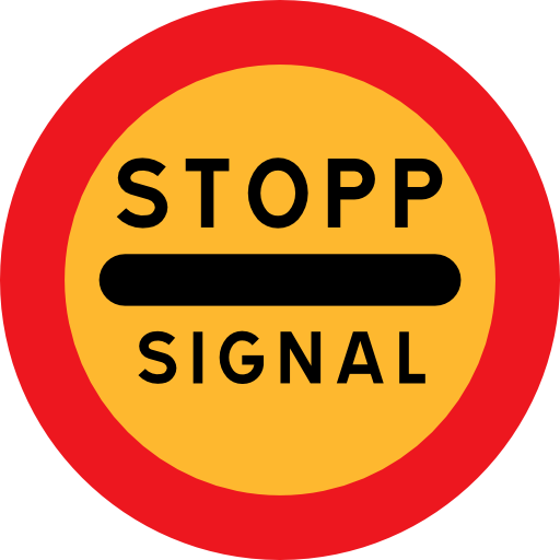 Stopp Signal Sign