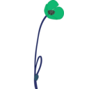 download Papaver clipart image with 135 hue color