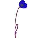 download Papaver clipart image with 225 hue color