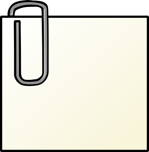 Note With Paperclip