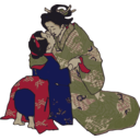 Kissing Geisha