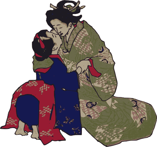 Kissing Geisha