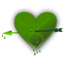 download Broken Heart 3 clipart image with 90 hue color
