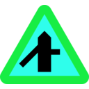 download Roadlayout Sign 4 clipart image with 135 hue color