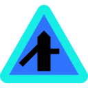 download Roadlayout Sign 4 clipart image with 180 hue color