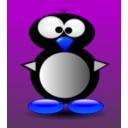 download Black Bird clipart image with 180 hue color